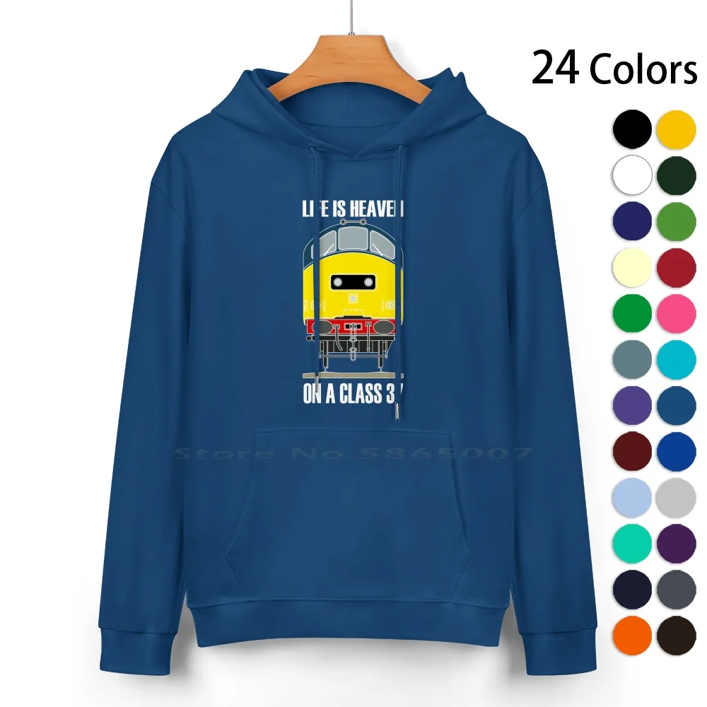 Class 37 Pure Cotton Hoodie Sweater 24 Colors Trains Railway Class 37 100% Cotton Hooded Sweatshirt For Women Men Unisex Gifts