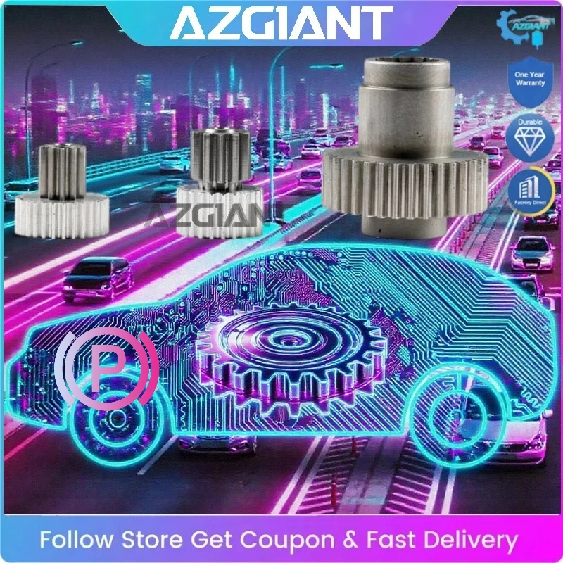 

AZGIANT Car Handbrake Parking Motor Gear Set for Hyundai Equus Azera Maxcruz Genesis G80 G90 OEM Replace Durable Alloy Upgrade