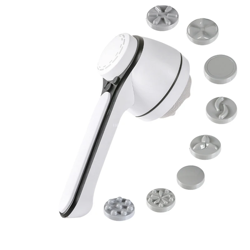 New Massage Hammer Multi-function Electric Massage Stick Household Handheld Full-body Knocking Push Fat Massager