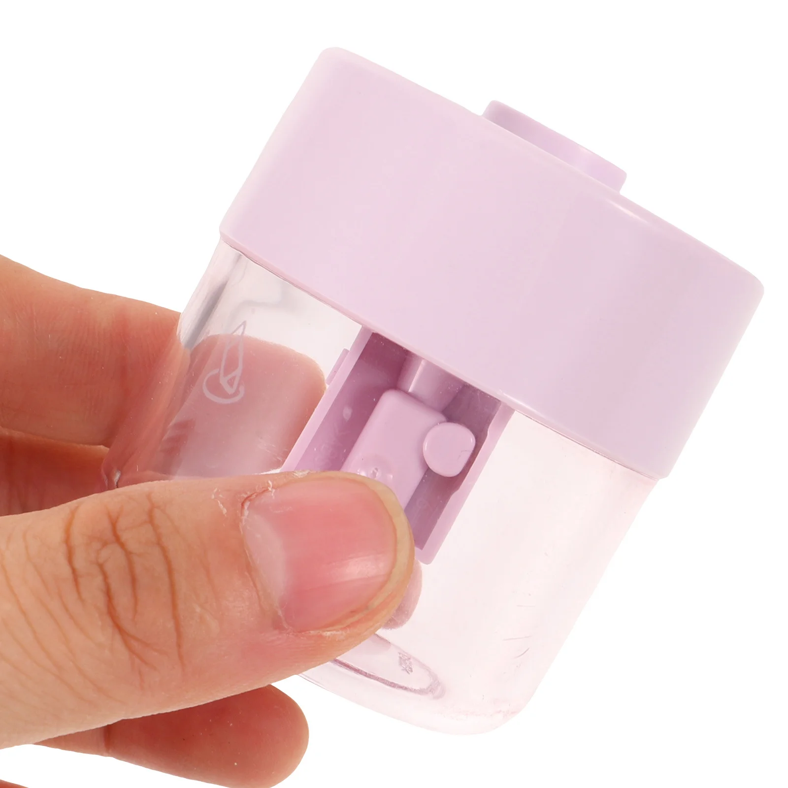 

4pcs Manual Pencil Sharpeners Single Hole Compact Office Use Mini Stainless Steel Student Supplies
