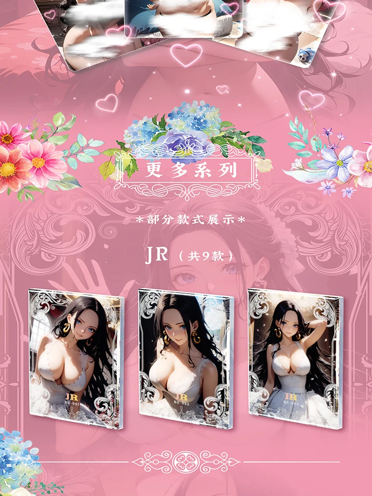 2024 Newest Wholesale One Piece Waifu Acrylic Collection Card Yamato Boa Robin Bikini Booster Box CCG ACG TCG Hobby Gift