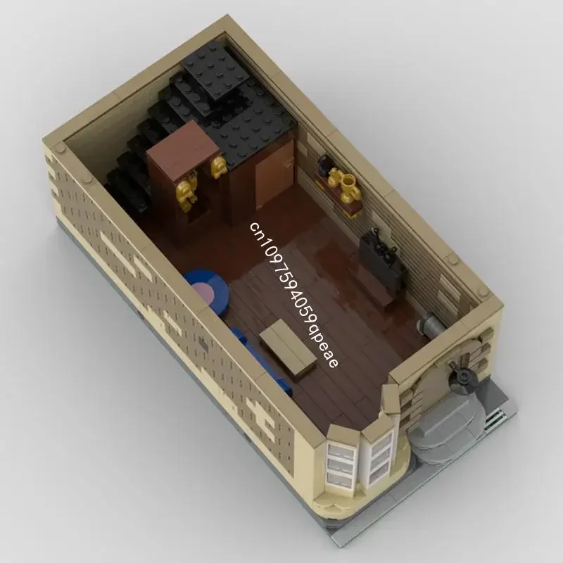 جديد 2371 قطعة مدينة الساخن عرض الشارع Moc وحدات سانفرانسيكو نموذج منزل لغز مخصص لتقوم بها بنفسك الأفكار الإبداعية لعبة طفل هدية عيد ميلاد #5