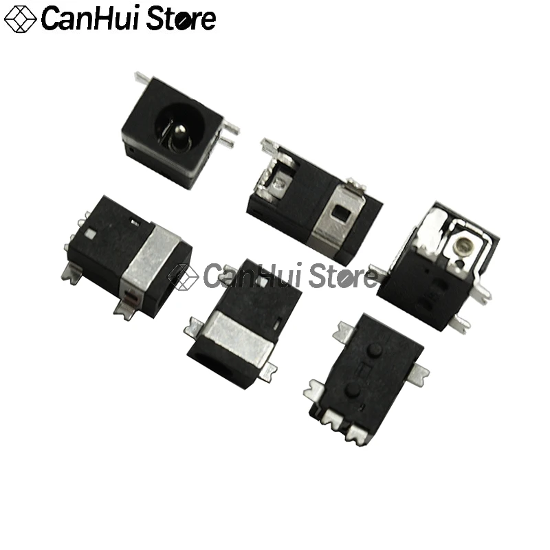 20Pcs DC045B 3.5*1.3 SMD Superior Quality DC Power Electrical Socket 5Pin With Positioning column 3.5x1.3mm