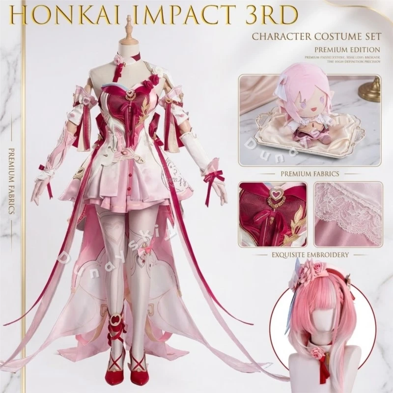 

Honkai Impact 3rd Elysia New Armor Cosplay одежда Game Anime Full Set Female Halloween Party Performance Wear Collection lolita
