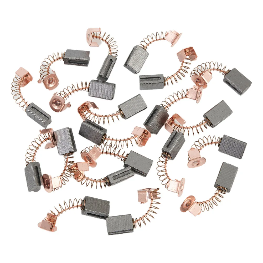 

Replacement Carbon Brushes Carbon Brushes Electric Motors 10 Pairs Cap Diam 9mm For Black Decker Angle Grinder