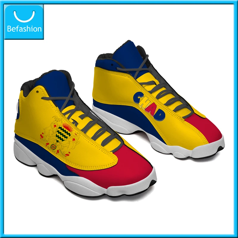 Dropshipping Print On Demand Central Africa Cameroon Central African Chad Congo Gabon Flag Custom Sneaker Shoes Free Shipping