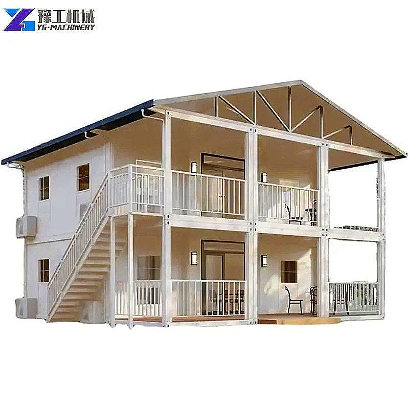 Prefabricated Container House Habitable Staff Dormitory Container House Tiny Home Construction Site Folding House for Australia