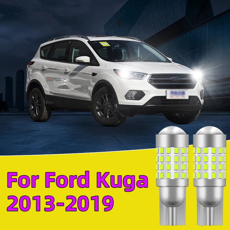 

2PCS For Ford Kuga 2013-2019 Clearance Lights side marker position Signal Lamp width light 12V24V Car T10 Led Traffic Bulb White