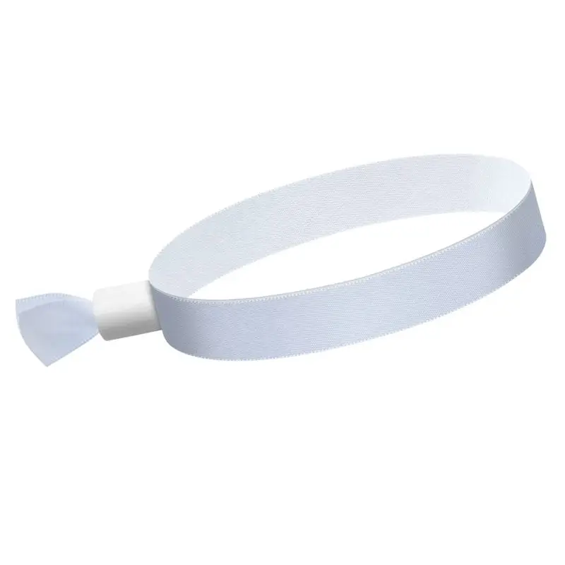 

BNVN-100 Pcs Cloth Event Wristbands Colored Wrist Bands For Events, For Lightweight Concert Wrist Strap (White)