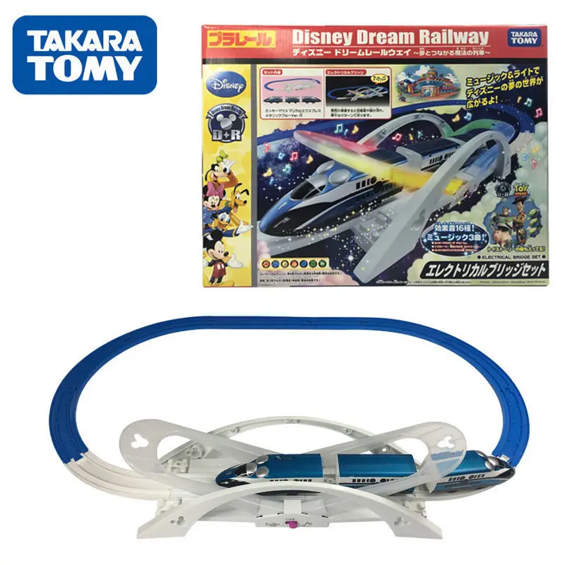 

TAKARA TOMY Tomica Limit Disney Dream Railway Train Track Bridge Set Toy Motor Vehicle Diecast Metal Model Gift for Children Boy