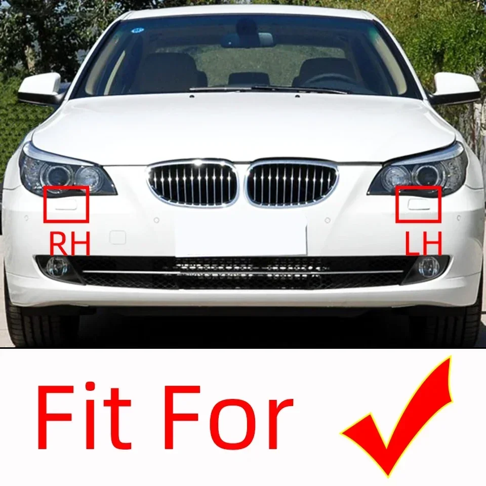 Auto Parts Headlight Washer Nozzle Cover Cap For BMW 5 E60 E61 520 523 528 530 535 540 550 2003-2010 51117060585 51117060586