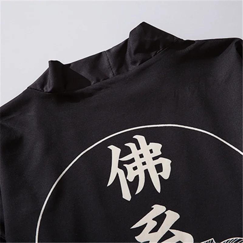 Japanese Kimono, Shirt, Yukata Belt, Men's Traditional Samurai Clothing Cape