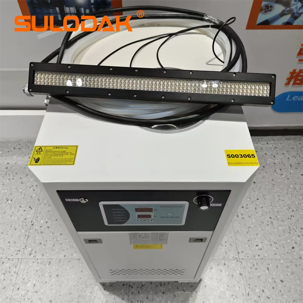 2500W Water Cooled  LED Curing System 500mm Irradiance Length LED  Lamp For  Printing Industry  Coating Drying