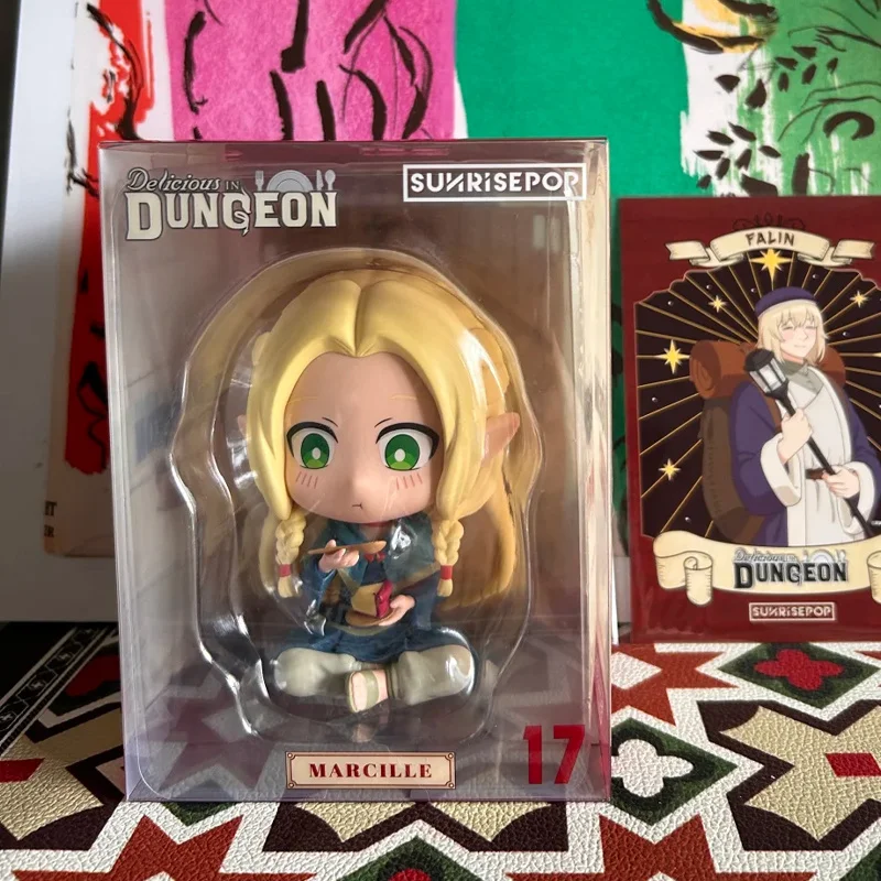 

В наличии подлинный Sunrisepop Delicious In Dungeon Marcille Q Ver. Статуэтка сидячая поза орнамент аниме периферийные коллекционные устройства