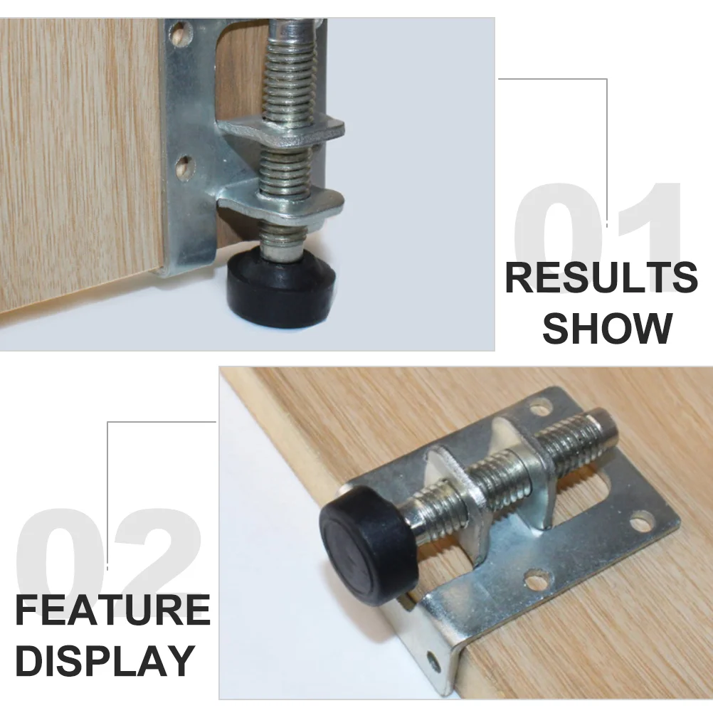 Niveleur de pieds pour tapis de meubles, accessoires pour armoire, garde-robe, pieds de nivellement, vis réglable, support d'angle, pieds de bureau, 4 pièces