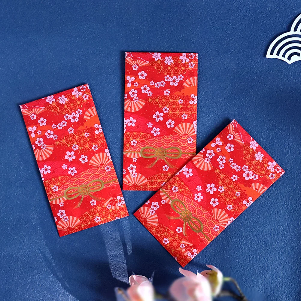 

24pcs Red Envelope Bag Chinese Cash Pouches New Year Money Pack Festive Rabbit Year Packet Delicate Auspicious Design for Family