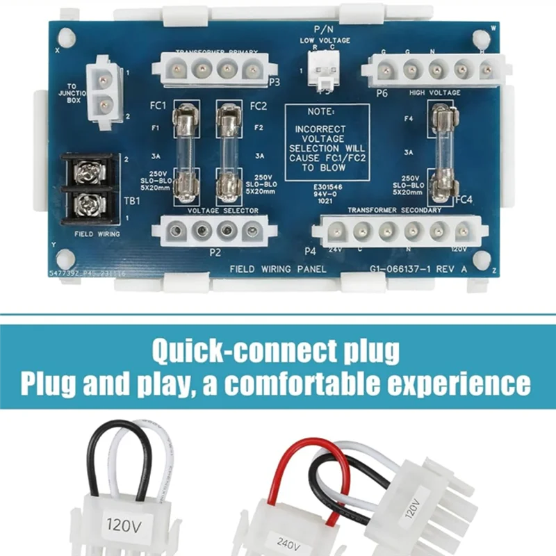 B68C FDXLFWP1930 For Hayward Universal H Series Pool Heater FD Field Wiring Panel Replacement Kit (From H150 To H500)