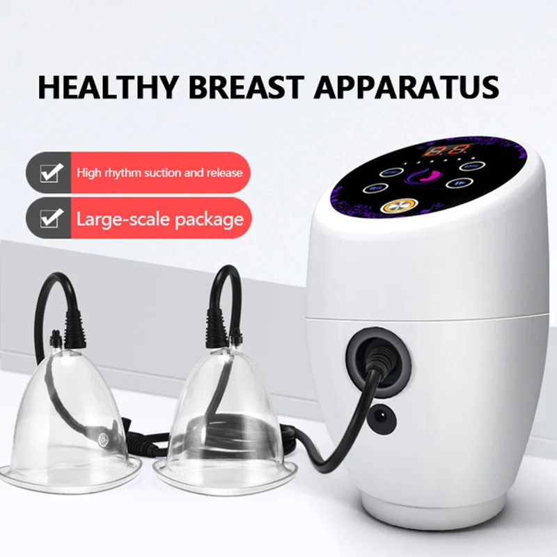 Vacuum Therapy Breast Augmentation Pump Breast Augmentation Multi-Function Electric Breast Augmenter Hip Lift for Flat Chest