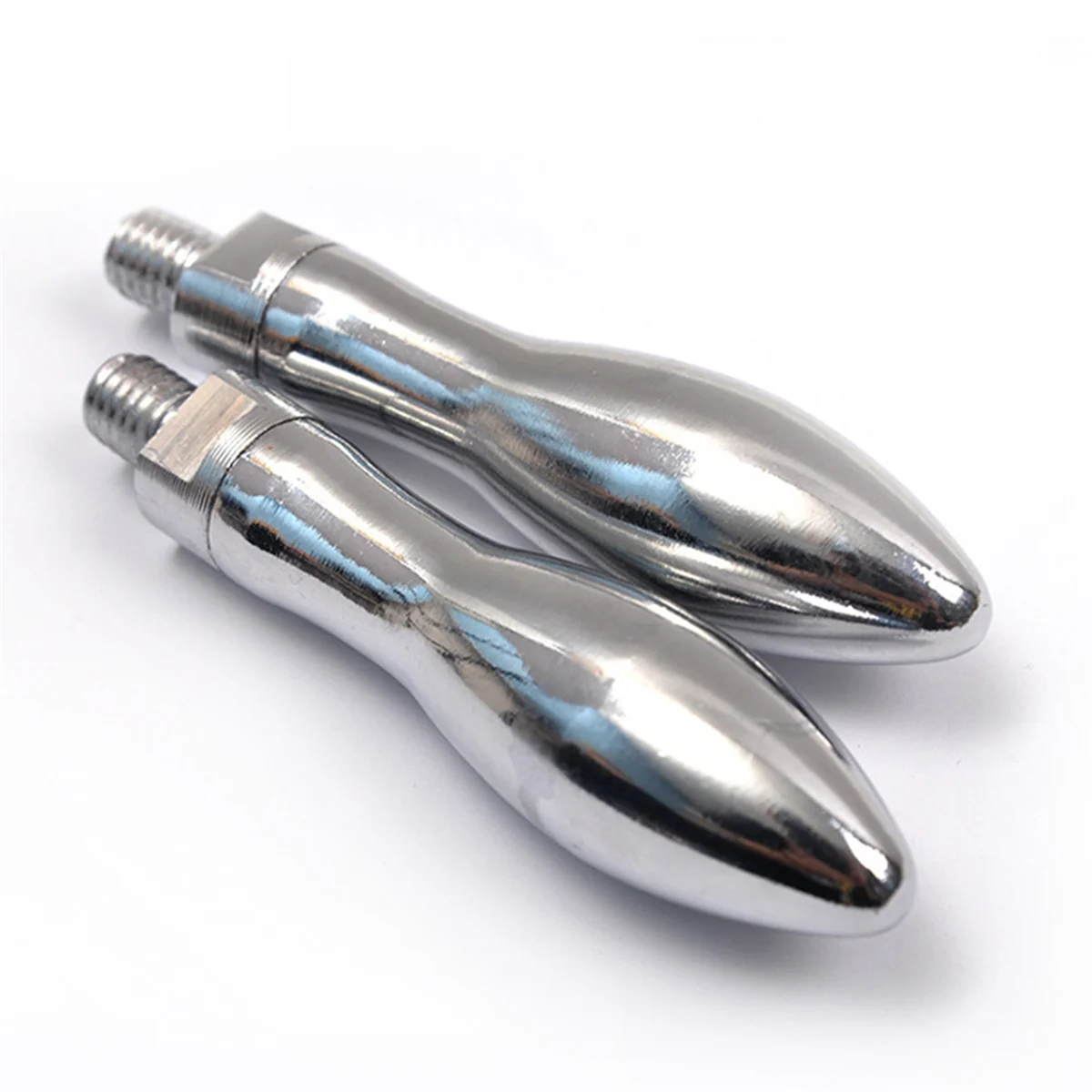ABZV-manijas de sujeción perillas de tornillo mango M10 x 12mm mango giratorio de acero roscado, 2 piezas
