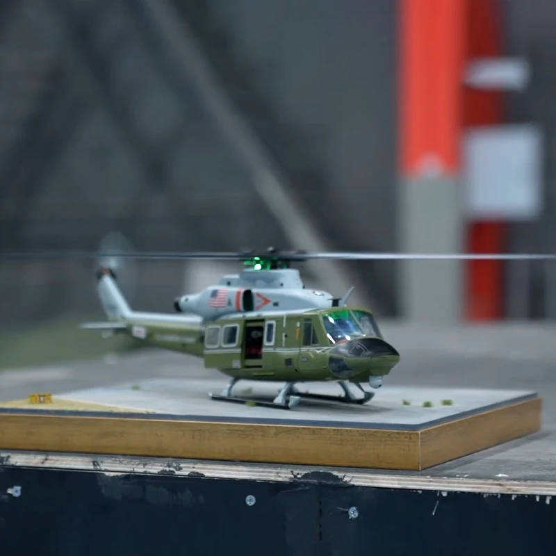 【2026 New Arrival】GOOSKY E2 GPS UH-1Y Army 1 RC Scale Helicopter 1:35 Scale With Dual Brushless Motor Smart GPS