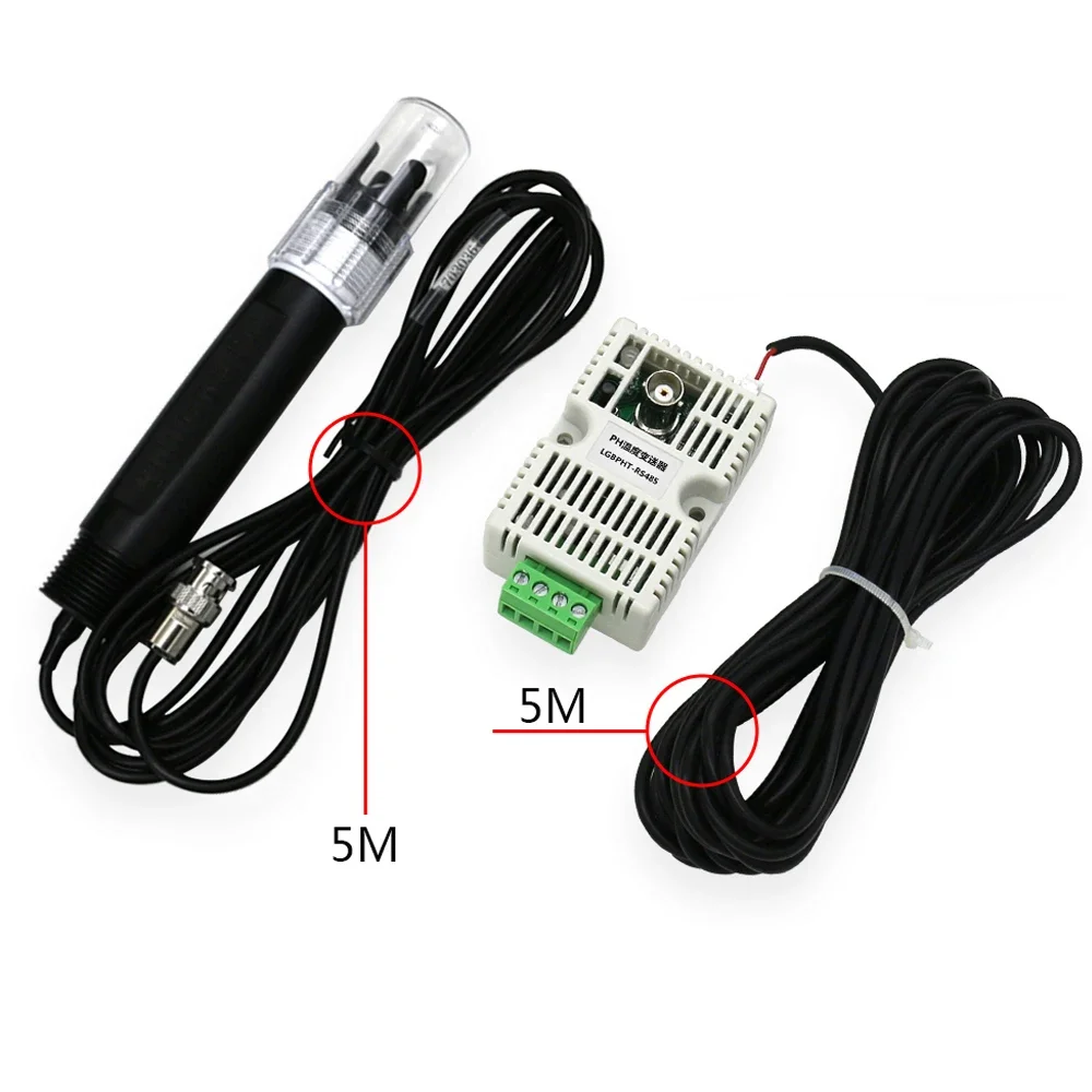 Digital 0-5V 0-10V RS485 4-20mA Output Temperature Controller Probe Kit Analog Ph Sensor For Water