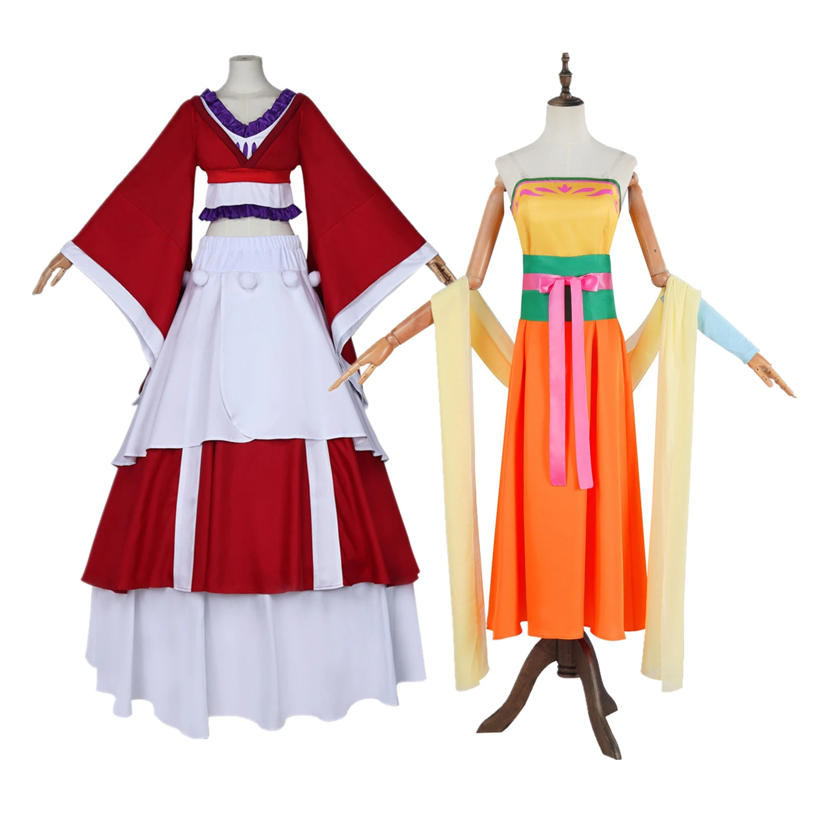 

The Apothecary Diaries Maomao Cosplay Costume Anime Women Red Dress Hanfu Dance Dress Kimono Stage Performance Halloween Set