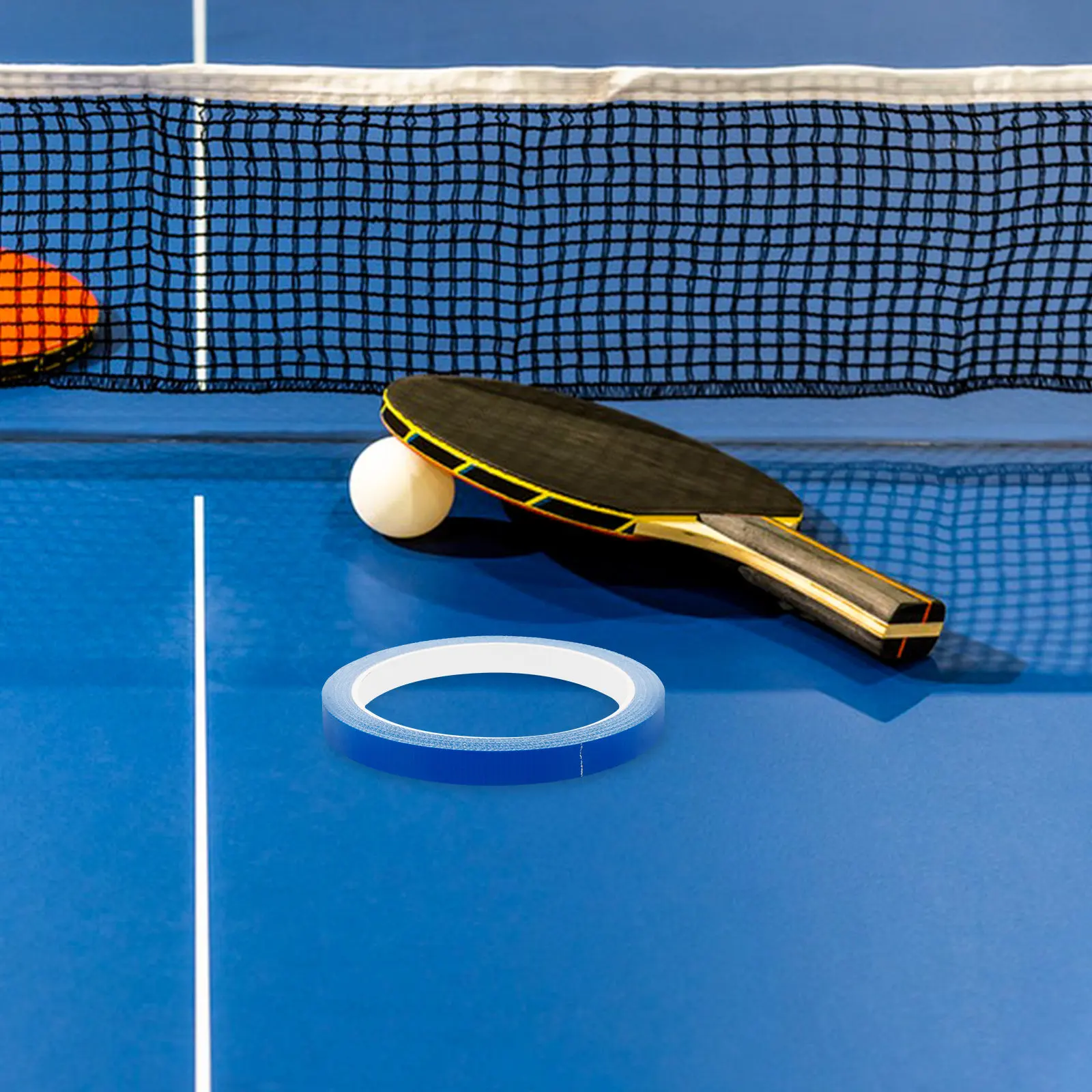 

1 Roll Comfortable Cloth Racket Protector Tape Table Tennis Paddle Side Cover Easy Install DIY Edge Protection Tape for Players