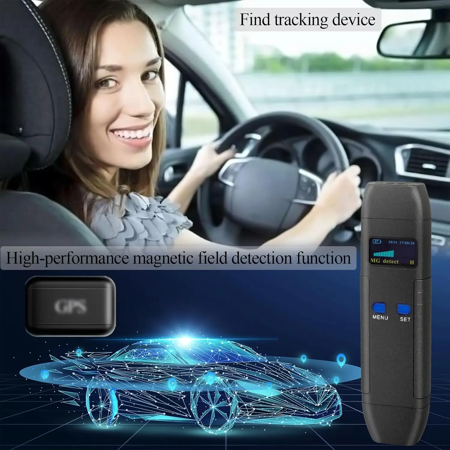 Hidden Camera Detector Spy Gadgets Things Finder Listening Device Magnetic Tracker Finder Protect Your Privacy for Hotels Travel