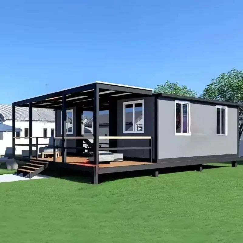 YG Customized Factory Direct 20ft Expandable Container House Prefab Tiny Home 2 Bedroom Fully Equipped Bathroom Kitchen Mobile M