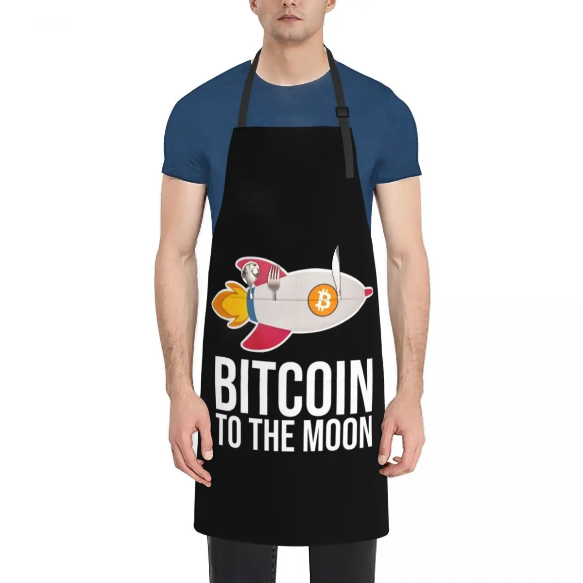 

Bitcoin BTC HODL Cryptocurrency Apron Kids Chef Uniform kitchen jacket woman Useful Things For Kitchen Apron