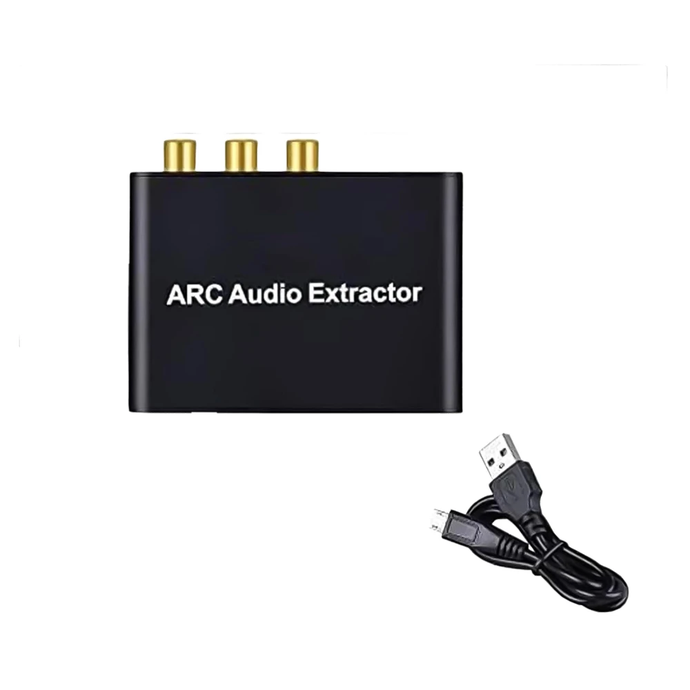 متوافق قوس محول قوس إلى SPDIF محوري L/R ستيريو 3.5 مللي متر جاك محول صوت محول الصوت لمكبر الصوت