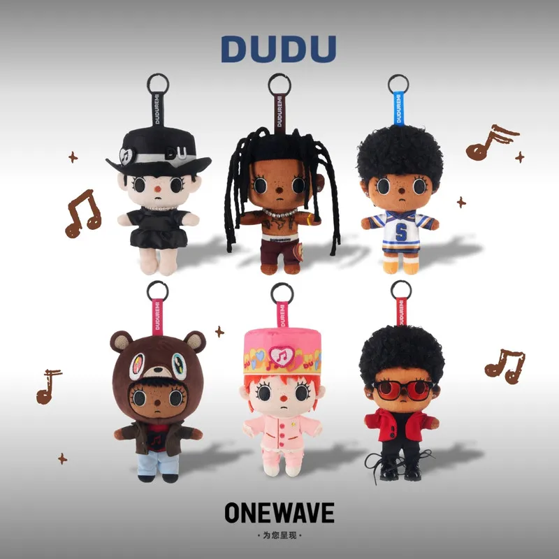 

Duduremi Nfc Chip Music Plush Toy Black Style Limited Edition Trendy Figure Pendant Bag Charm For Adult Music Collectors
