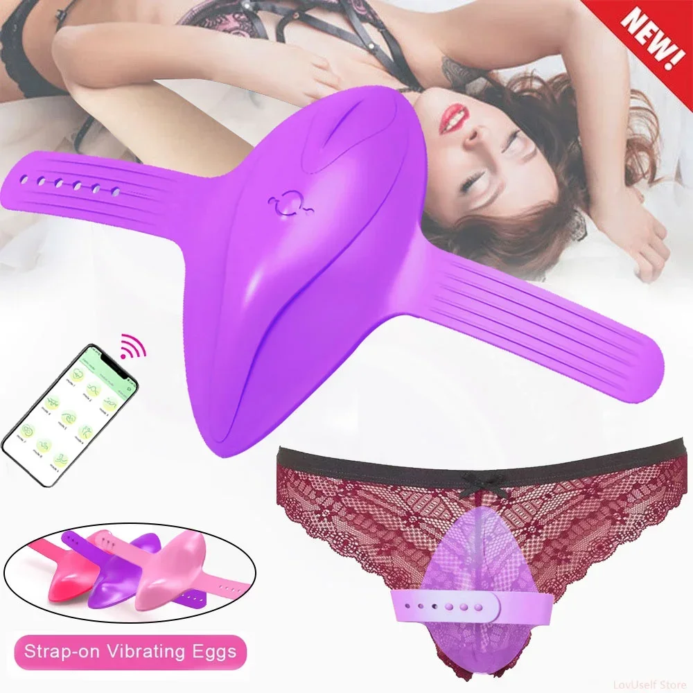 Wear Vibrator App Control Vibrating Egg Dildo Sexy Panty Vagina Ball Clitoral G-Spot Stimulation Massager Sex Toys for Women 18+