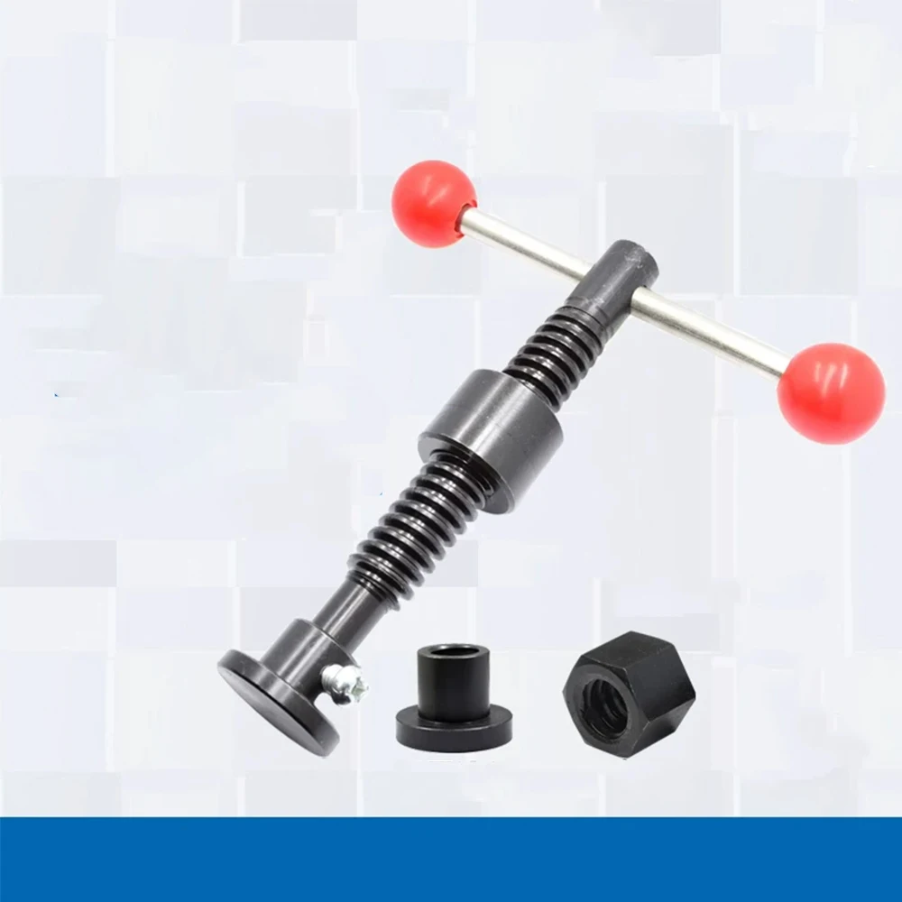 T12 T16 T18 T20 T22 T25 T28 T30 L=180-350 45# Steel Lead Screw Set Trapezoidal Lead Screw Fixture for Woodworking Machinery 1Pcs