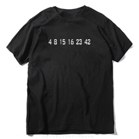 Lost Numbers T-shirt TV Show 5 Colors S-5XL Print Fashion Tee Shirt