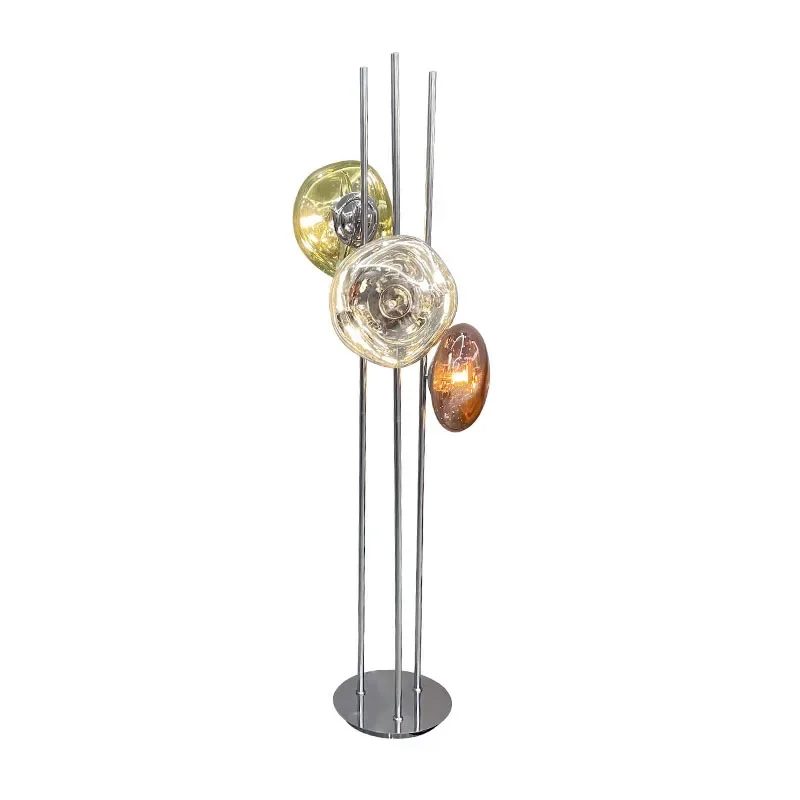 

Italian simple light luxury living room lava floor lamp designer Internet celebrity creative vertical study bedroom lamp