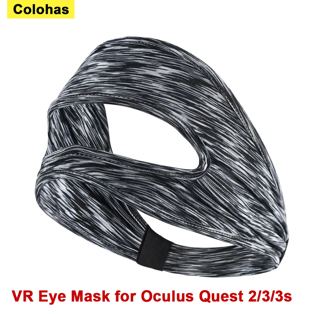 Cool Eye Mask For Oculus Quest 2 Sweat Band VR Glasses Cover Face Mask Breathable VR Headset For Mate Quest 3 3S Accessories view 2