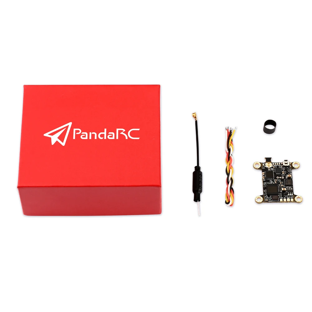 PandaRC MINI X 5.8G 400mW FPV VTX 40CH 6-36V IPEX 20x20mm 3g Transmissor de vídeo ultraleve para micro drones de 5 polegadas 7 polegadas 9 polegadas