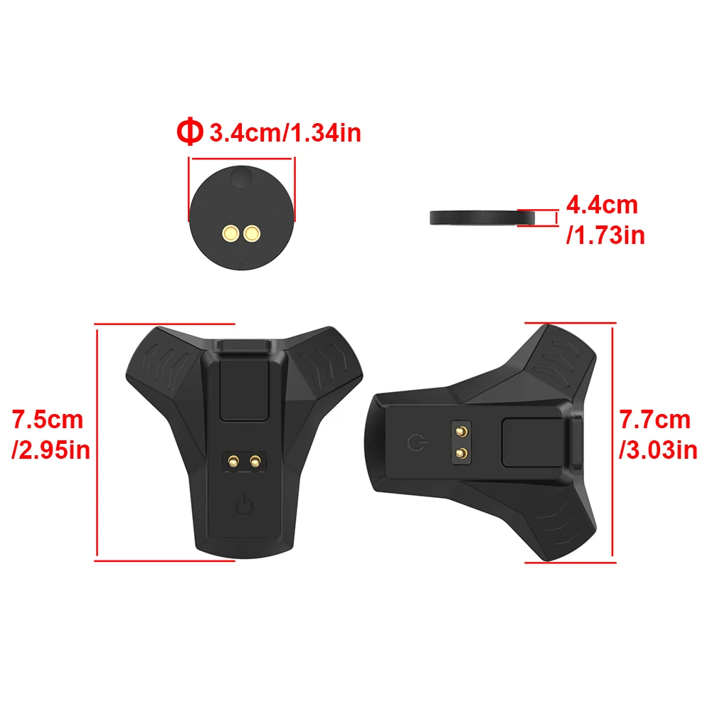 Wireless Gaming Mouse Charger with Charging Cable Gaming Mouse Dock Charge Status Indicator for Razer DeathAdder V2 Pro/Naga Pro view 6