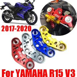 For YAMAHA YZF R15 V3.0 V3 2017 - 2020 2019 Motorcycle Accessories Fork Direction Stabilizer Upper Holder Protection Link Plate