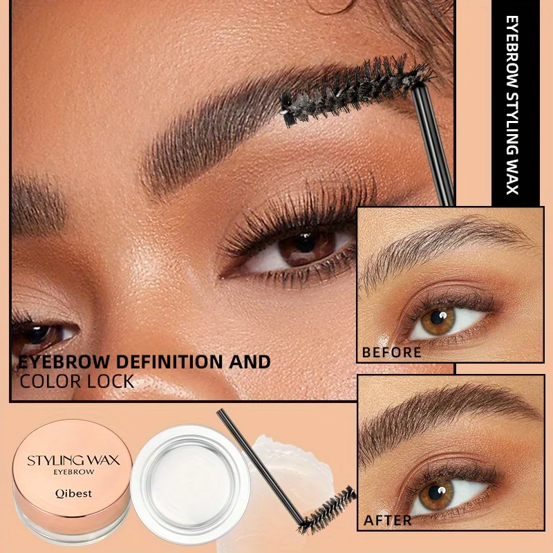 Savon à sourcils incolore crème fixatrice pour sourcils sauvages