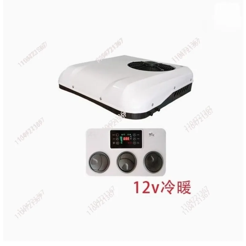 Hot Sale Rooftop12V 24V DC Electric Parking Air Conditioner Fast cooling Air Conditioning System For Truck Car Van