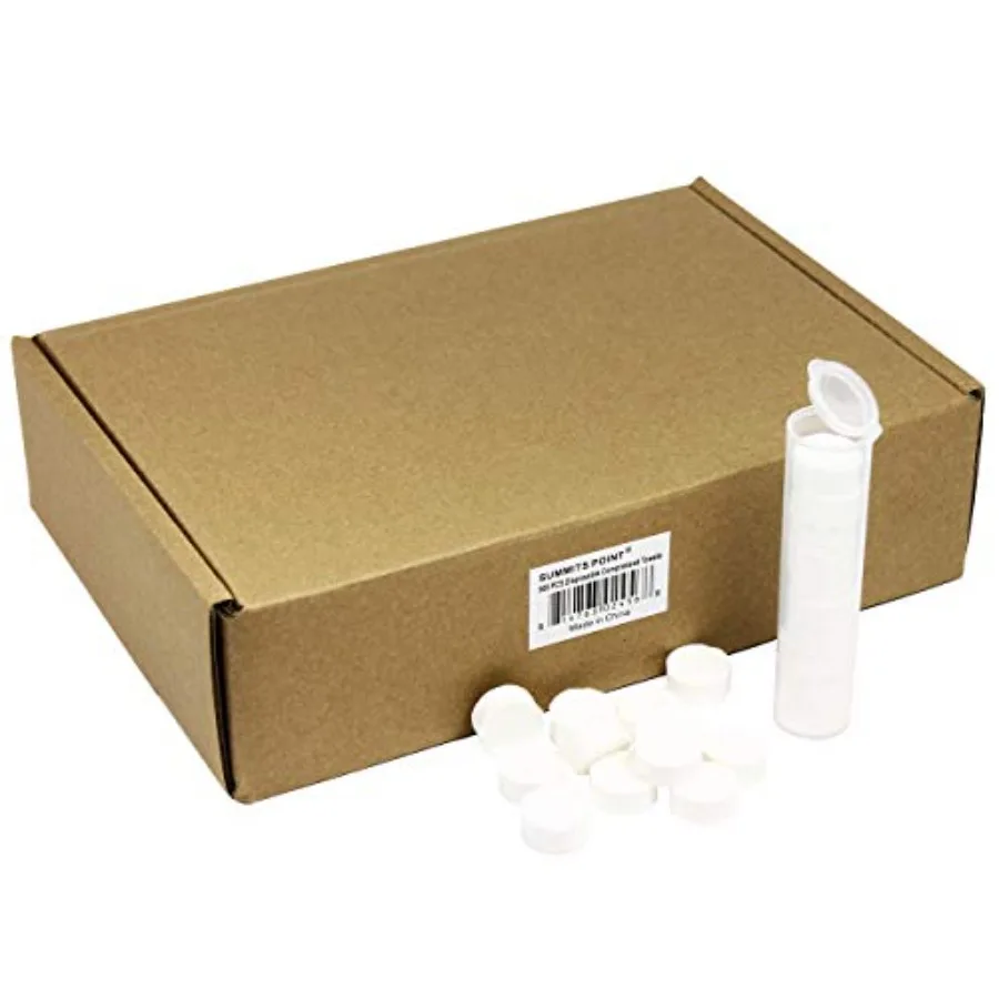 500 PCS Compressed Magic Towel, Napkin Tissue, Camping wipes, coin tissue, Disposable Just add water, Bulk Pack with Carrying C