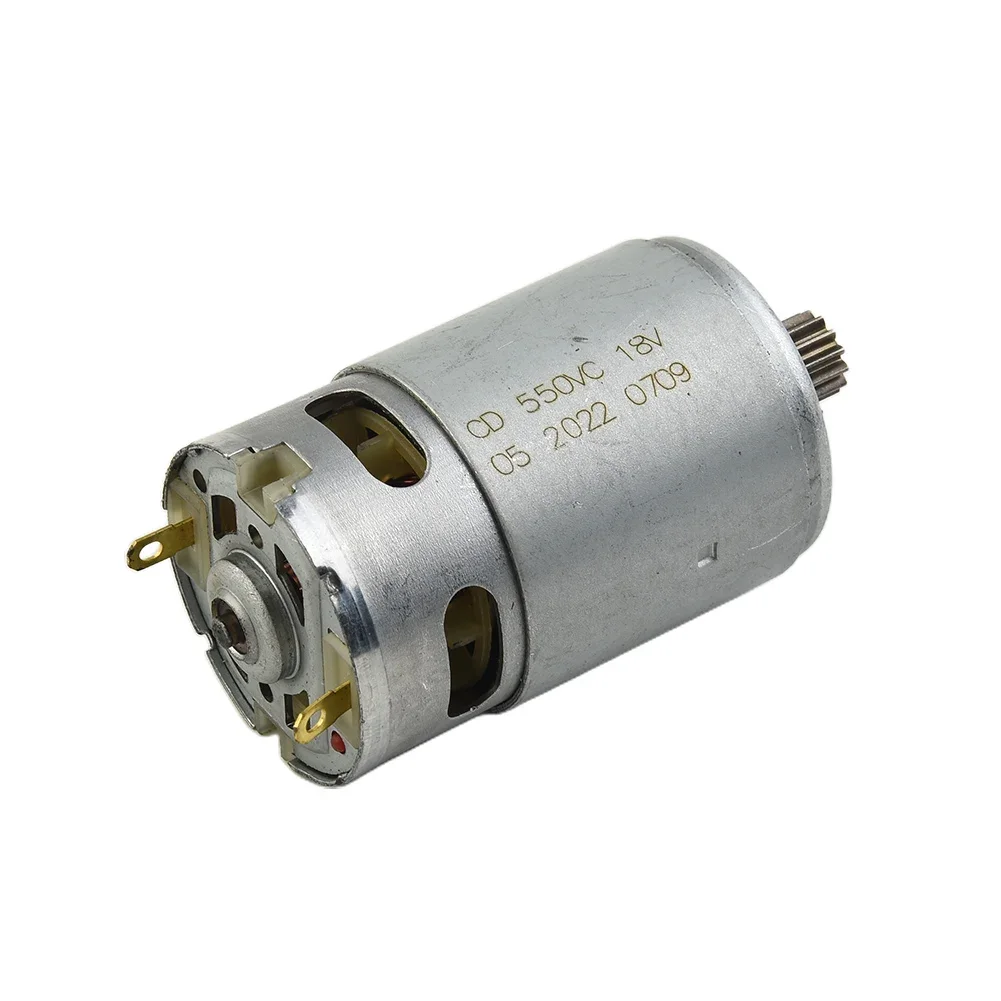 Upgraded RS550 Motor 13 Teeth Replacement for For cordless Drill GSB/GSR120 LI 18V Spare Metal Shell Long Service Life