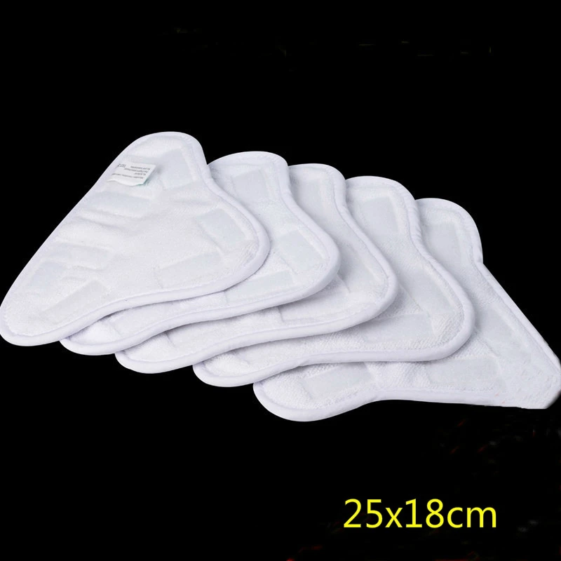 8 Pcs Of Replacement Steam Mop Microfiber Cloth Pad For H2O X5 Mop Triple-Cornered Mop