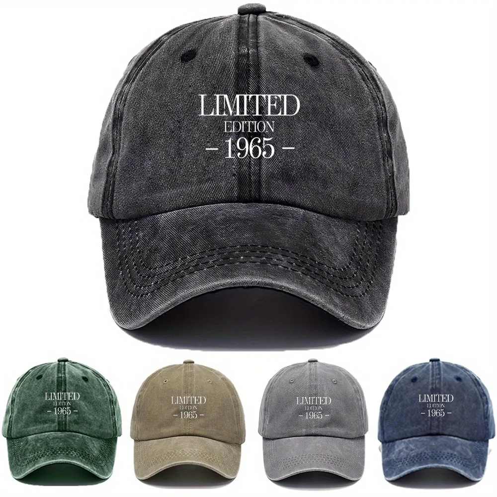 1pc Unisex  Washed Baseball Cap with 