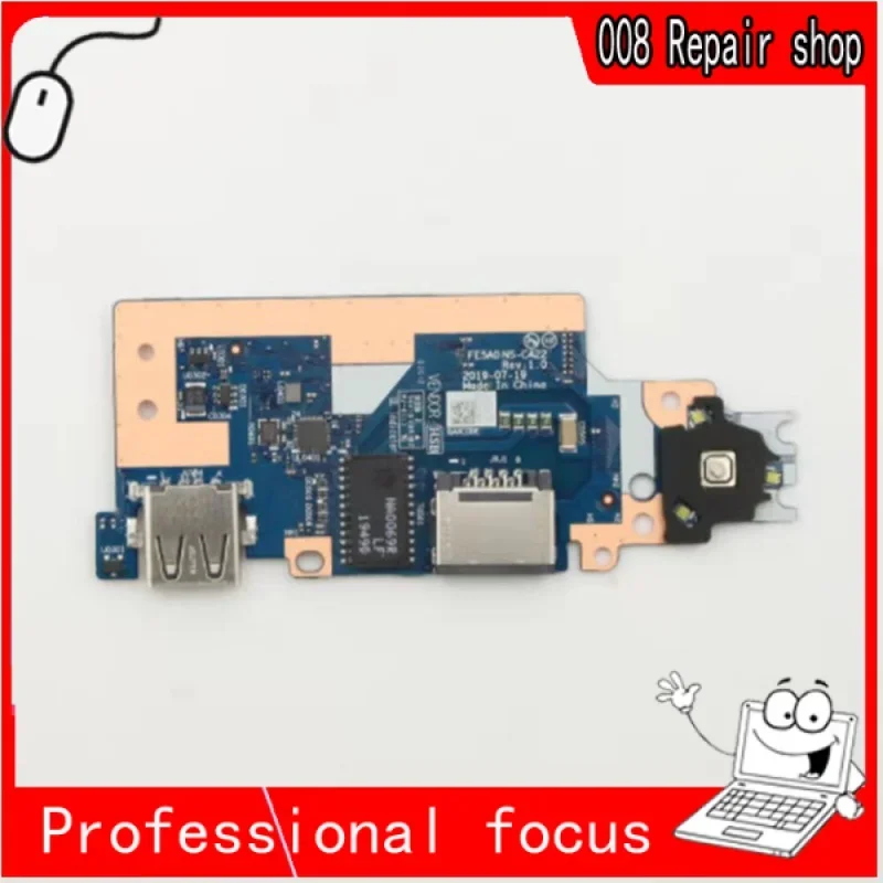 

New Original For LENOVO ThinkPad E15 USB IO Power Button Board Switch Panel NS-C422 FRU 5C50S 73032