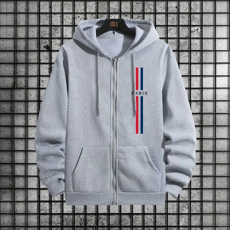 Survêtement imprimé pour hommes, sweat-shirt à capuche, sport, Jogging, veste décontractée à fermeture éclair, manteau, vêtements de sport de rue, hauts une pièce, pantalons