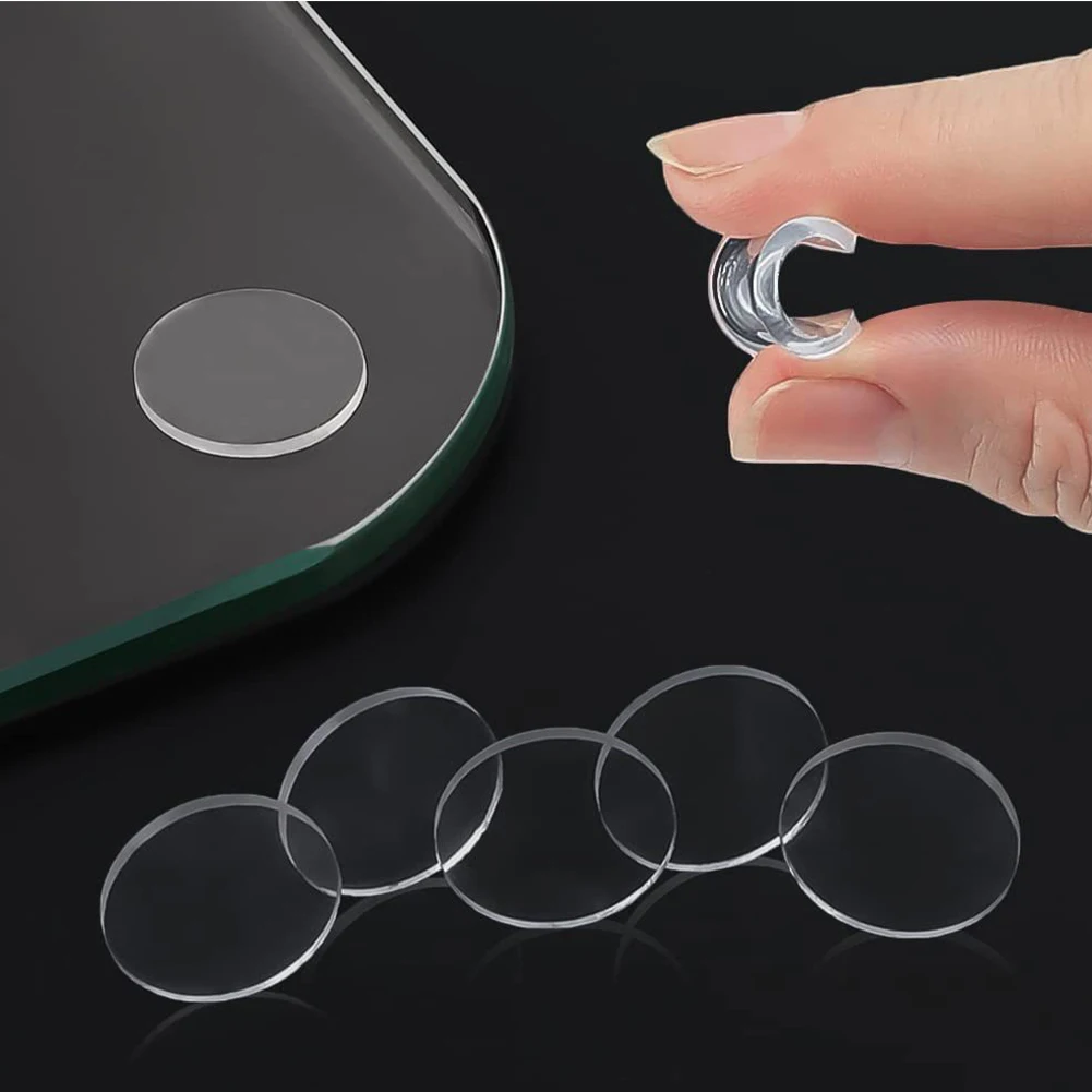 20PCS 4/5 Inch Glass Table Top Anti Slip Pads Clear Glass Table Top Bumpers Glass Table Top Grippers for Glass Table Top Spacer