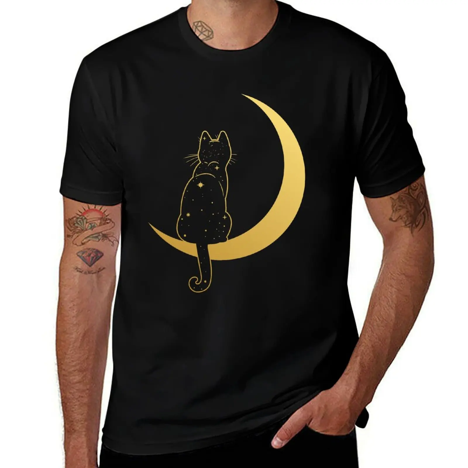 

Cat in the Moon shirt, Hoodie, Sweatshirt for men and women T-Shirt sweat customs t shirt men 100℅ cotton